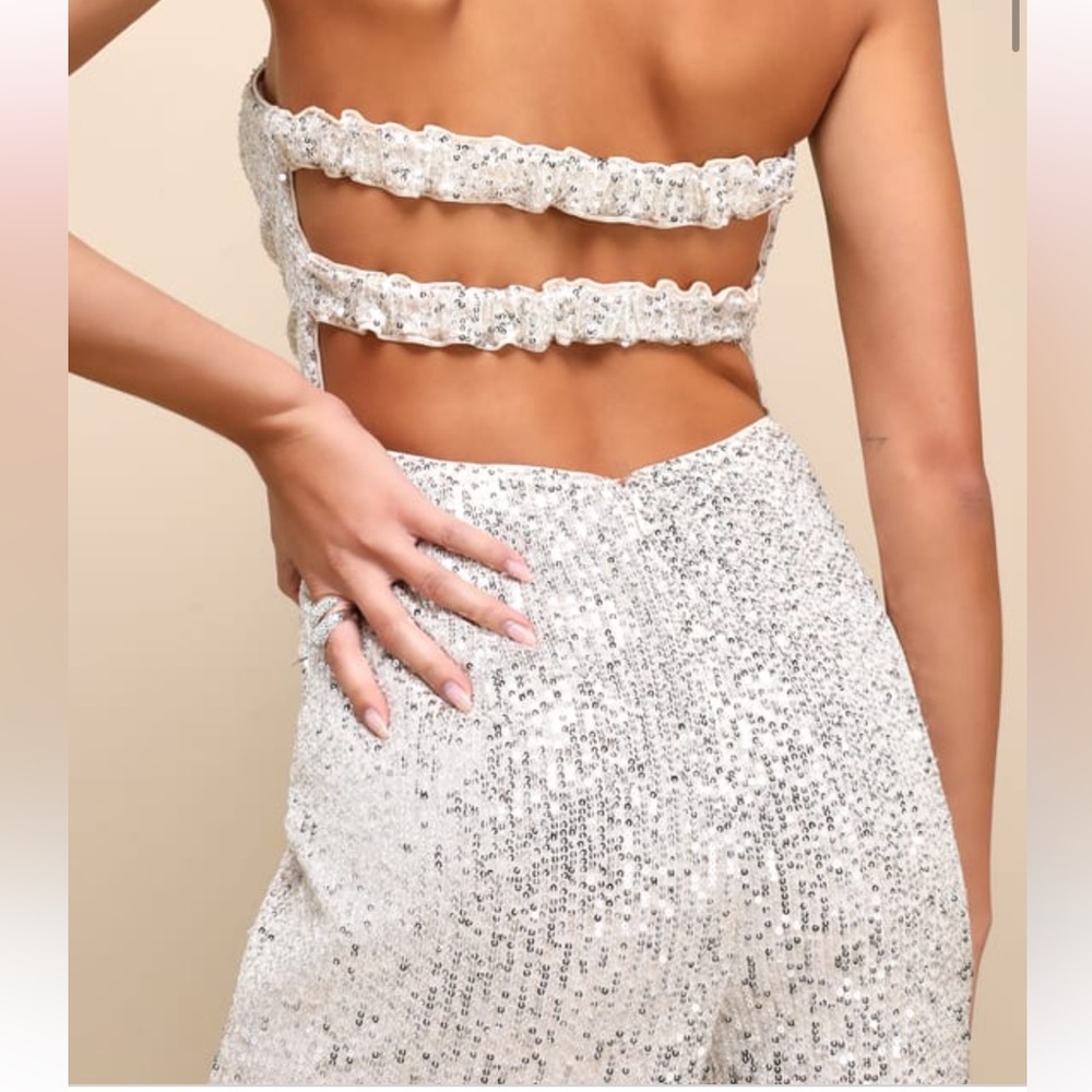 Lulu’s sequin jumpsuit - Picture 3 of 4